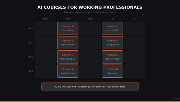 Online AI Courses for Working Professionals: A 2026 Guide